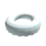 Summer Blue Plaid Ruffled Floatie