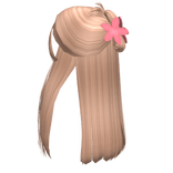 Summer Clipped Half Up Blonde