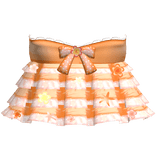 summer flowy hibiscus flower ruffled polka dress