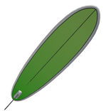 Summer Green Fade Surfboard