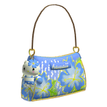 Summer Hibiscus Beach Gyaru Shoulder Bag in Blue
