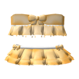 ♡ summer orange bow set