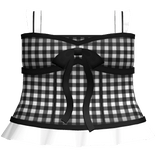 Summer Picnic Dress With Bow (black)
