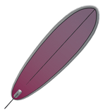 Summer Pink Fade Surfboard