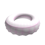 Summer Pink Plaid Ruffled Floatie