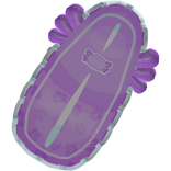 ♡ Summer Purple Axolotl Beach Surfboard