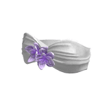 Summer Purple Hibiscus Flower Vacation Tube Top