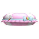 Summer Rainbow Seal Ruffle Floatie