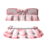 ♡ summer red bow set