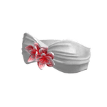 Summer Red Hibiscus Flower Vacation Tube Top