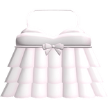 summer ruffled pink bow dress