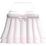 summer ruffled pink bow dress