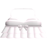 summer ruffled pink bow top