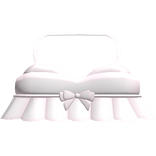 summer ruffled pink bow top