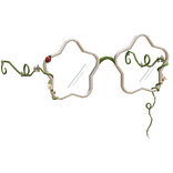 Summer Whimsical Fairy Flower Glasses