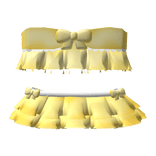 ♡ summer yellow bow set