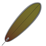 Summer Yellow Fade Surfboard