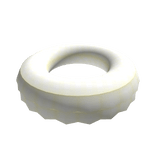 Summer Yellow Plaid Ruffled Floatie