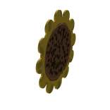 Sunflower lapel pin