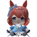 Super Creek Plush (Back) Uma Musume