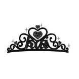 ♡ Super cute black tiara kai 3.0 with diamonds !