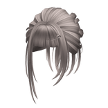 Super Cute Low Bun (Grey)