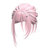 Super Cute Low Bun (Light Pink)