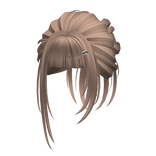 Super Cute Low Bun (Milktea)