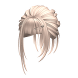 Super Cute Low Bun (Platinum)