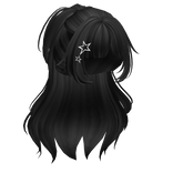 Super Fluffy Layered Anime Ponytail (Black V3)