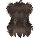 Super Fluffy Spikey Anime Pigtails (Brown)