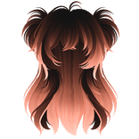 Super Fluffy Spikey Anime Pigtails (Embers)