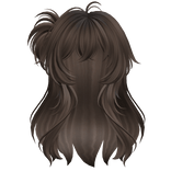 Super Fluffy Spikey Anime Side Pigtail (Brown)