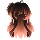 Super Fluffy Spikey Anime Side Pigtail (Embers)