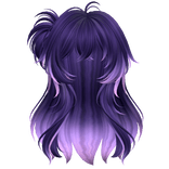 Super Fluffy Spikey Anime Side Pigtail (Galaxy)