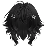 Super Fluffy Wolf Cut (Black)