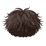 Super Messy Fluffy Boy Hair Brown