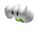 Super Plumber Cloud Flower Bow Tie