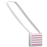 superspike dj messenger bag pink white