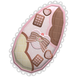 cute summer neapolitan chocolate surfboard