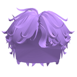 Surfer Boy Hair in Purple