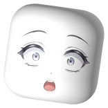 Surprised Anime Girl Face