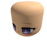 Surprised Dragon Rider Anime Girl Face - Blue-Eyes