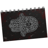 suspicious looking grunge bloody journal (black)