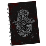 suspicious looking grunge bloody journal (black)