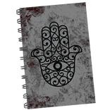 suspicious looking grunge bloody journal (white)