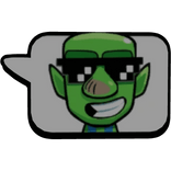 [👑] Swag Goblin Emote Clash Royale 
