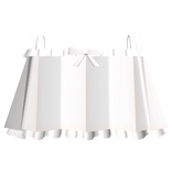 ♡ swan dress cute sweet ruffled babydoll top white