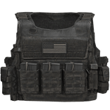 SWAT Tactical Vest Military Army Black