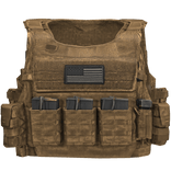 SWAT Tactical Vest Military Army Brown